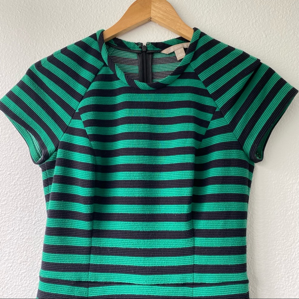 120. Banana Republic Stripe Short Sleeve Dress - Picture 8 of 12